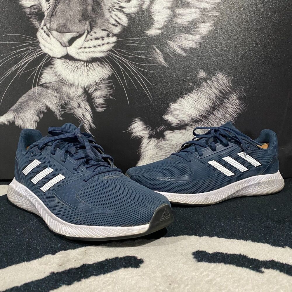 Adidas Runfalcon 2.0 FZ2807 Athletic Sneaker Men's 11 Blue Mesh Running Sports
